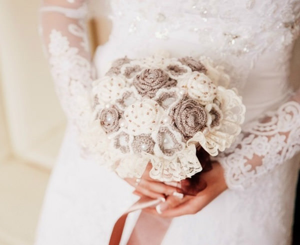Цветы на доставку для свадьбы в стиле Hand-made: сдержанно и стильно