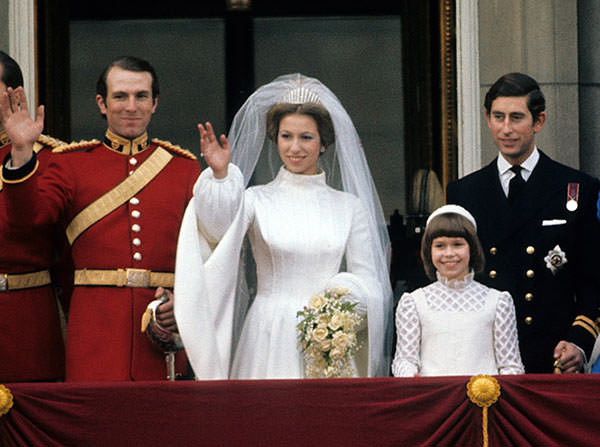 Торжество по случаю свадьбы принцессы Анны в 1973 году.