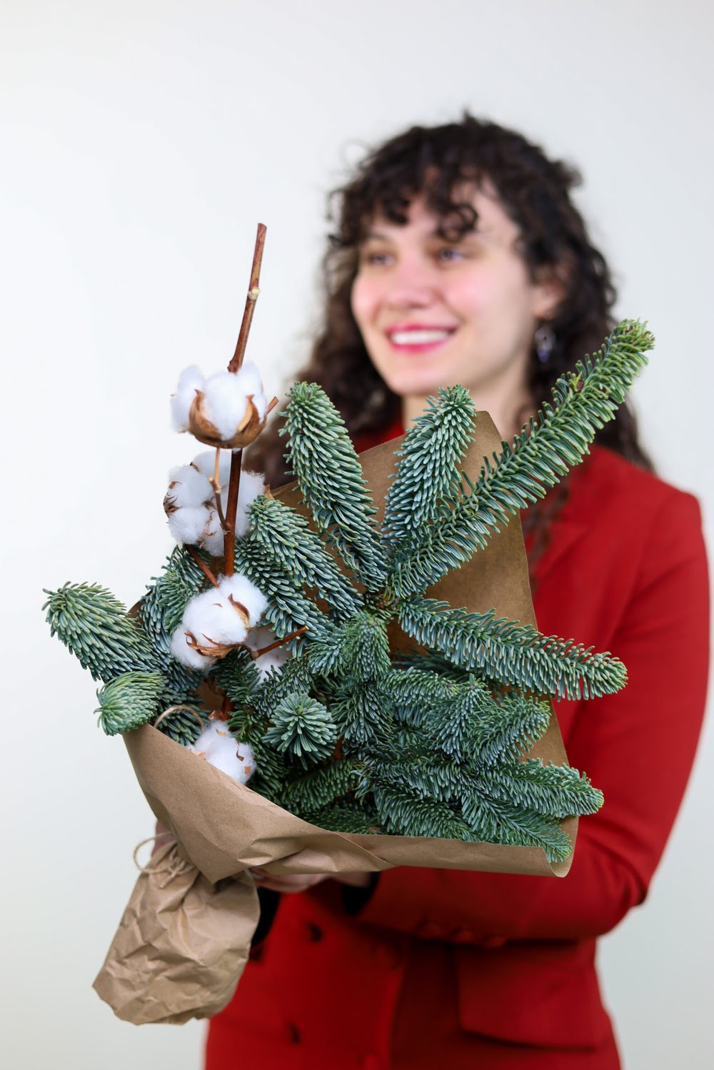 Букет "Нобилис с хлопком" S — изображение 2