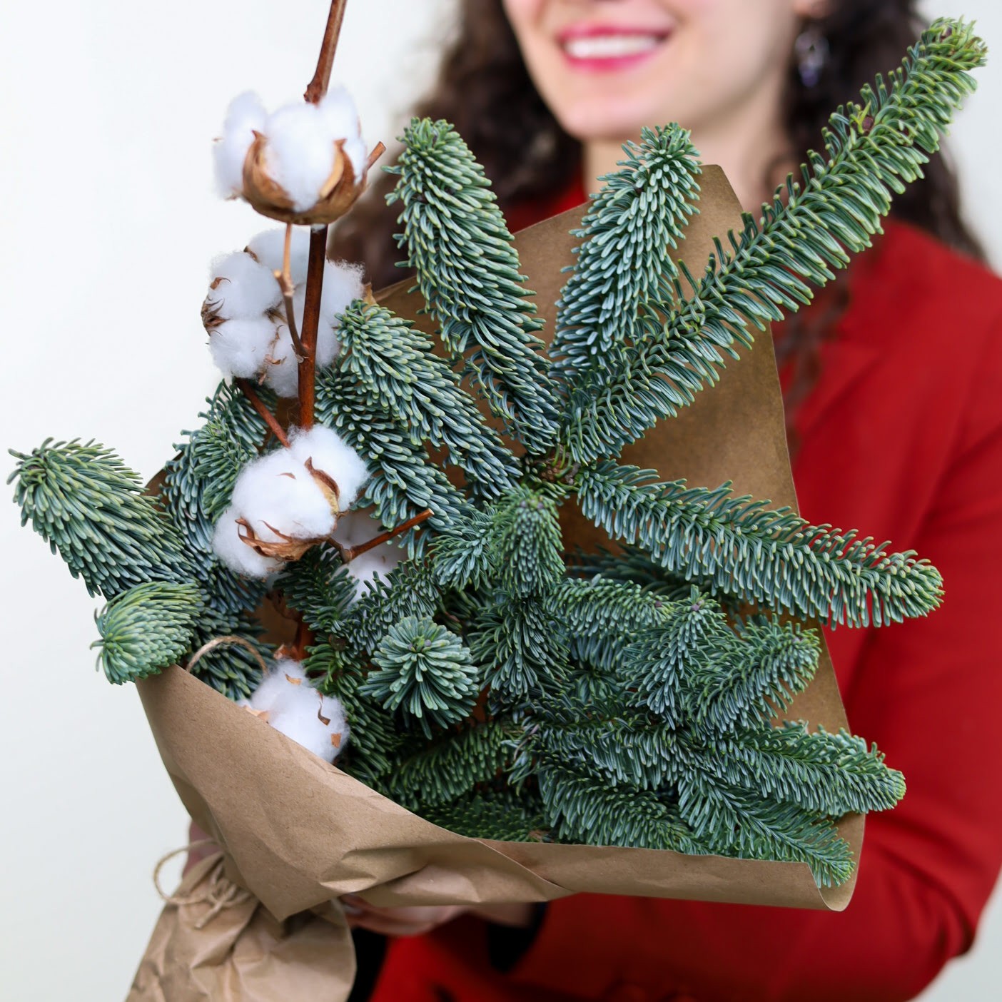 Букет "Нобилис с хлопком" S