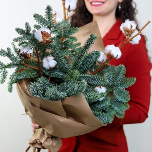 Букет "Нобилис с хлопком" L