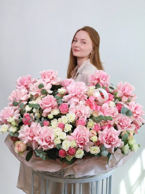 Большая корзина "Безграничность нежности"