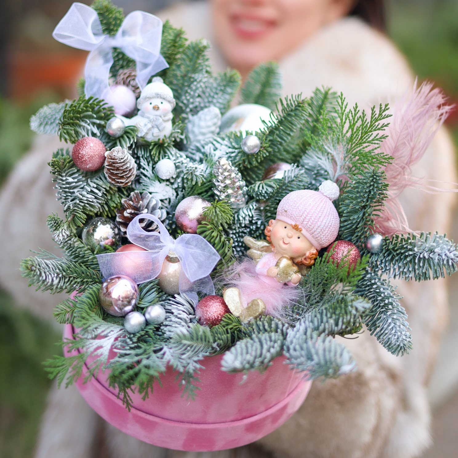 Зимняя композиция "Очарование"