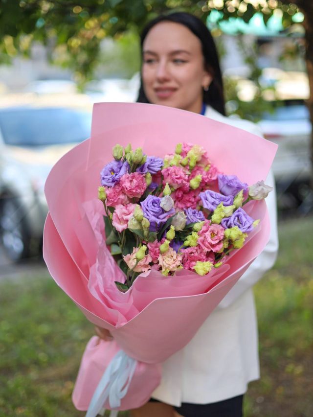 Букет ажурной эустомы — изображение 2