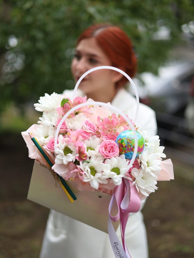 Нежная композиция с глобусом — изображение 2