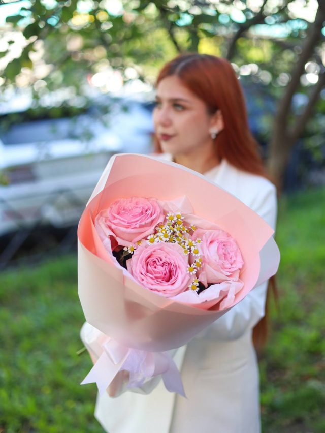 Букет с розами Pink O'Hara — изображение 2