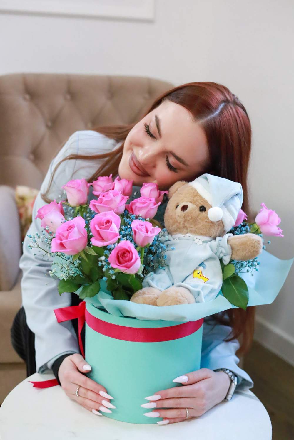 Большая композиция "Розовые сны" — изображение 3