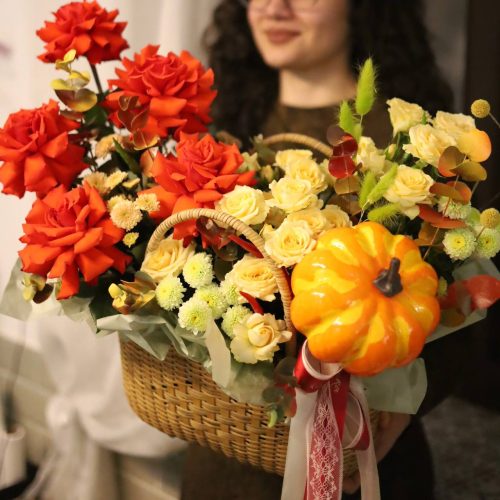 Авторская композиция с французскими розами