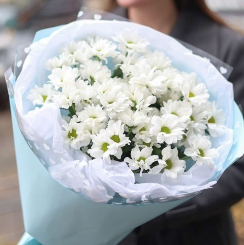 Букет пышной хризантемы