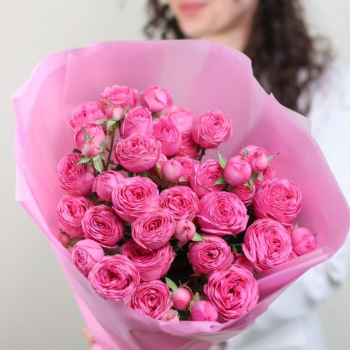 Высокие кустовые пионовидные розы