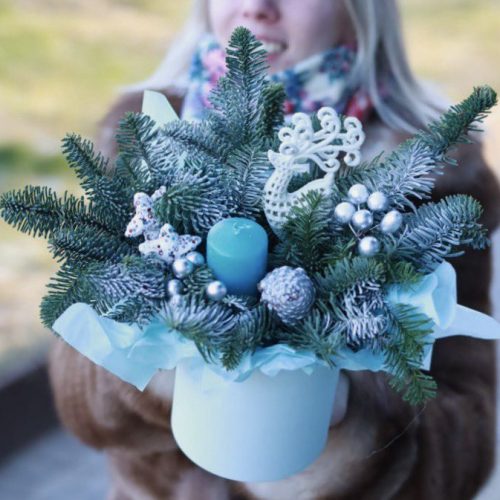 Милая зимняя композиция