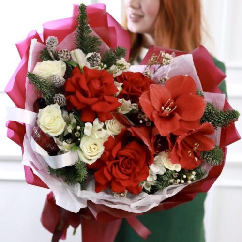 Букет "Декабрьская страсть"