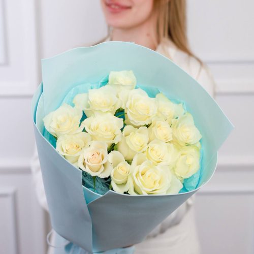 Букет белых роз