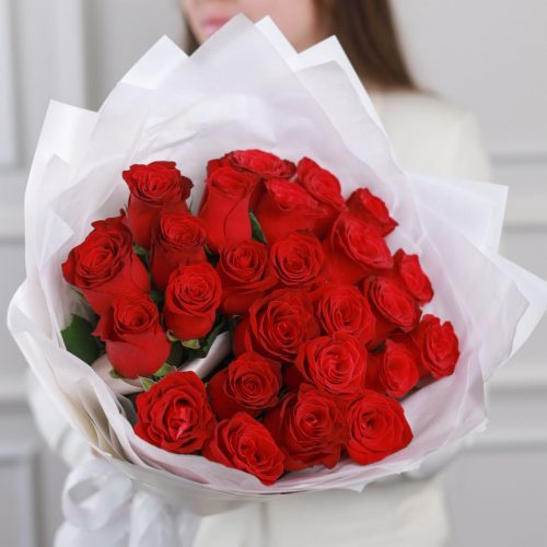 Очаровательный букет роз