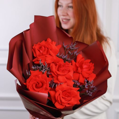 Букет потрясающих французских роз