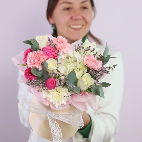 Чудесная композиция с гортензией