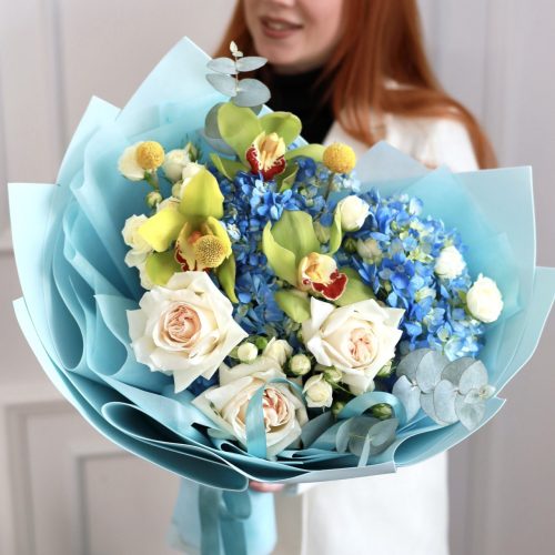 Букет " Небесная лазурь"