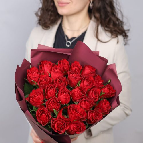 Букет восхитительных красных роз